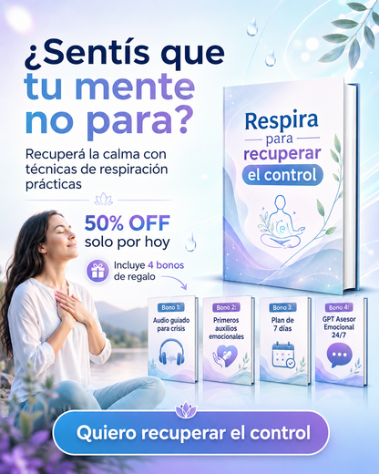 Respira para Recuperar el Control (Incluye 4 Bonos Exclusivos)